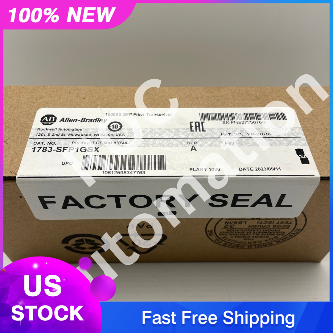 New Sealed Allen Bradley 1783-SFP1GSX Fiber Transceiver 1783SFP1GSX Module