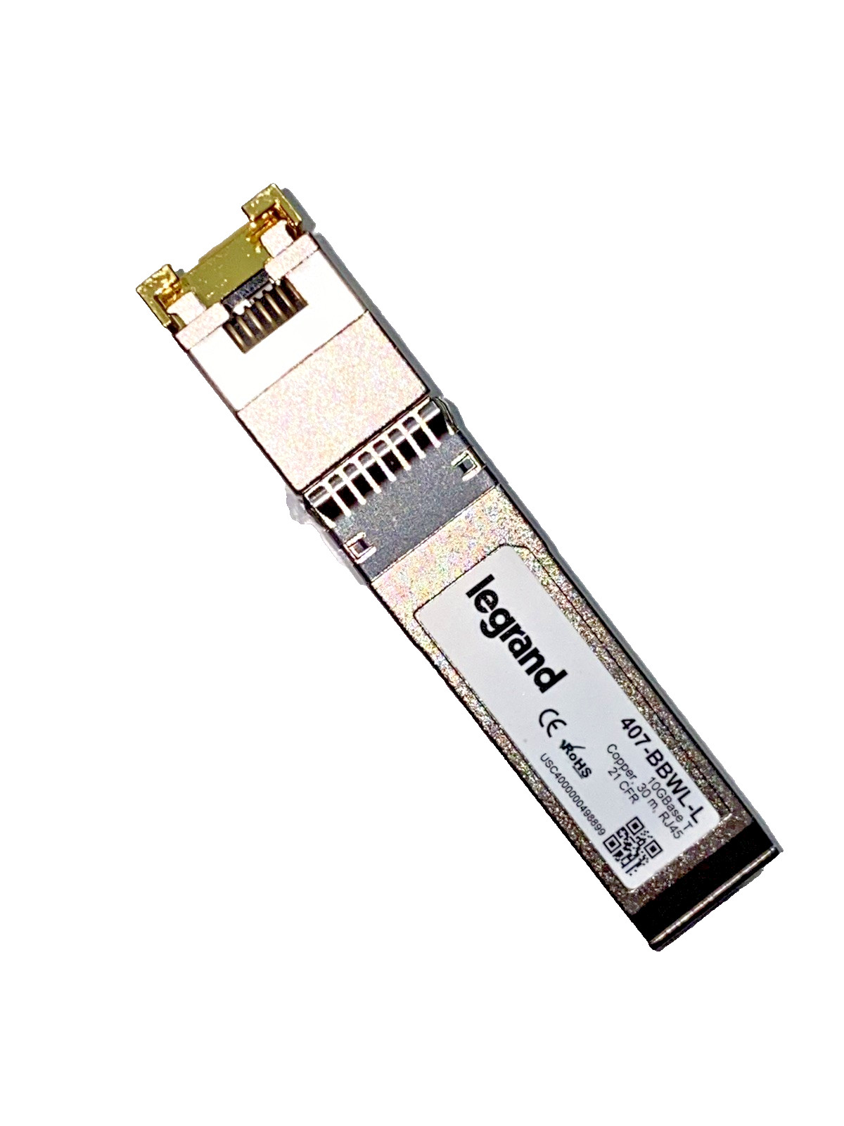 Legrand 407-BBWL-L (Dell PGYJT) 10GbE Copper SFP+ 10GBase-T Transceiver - Used