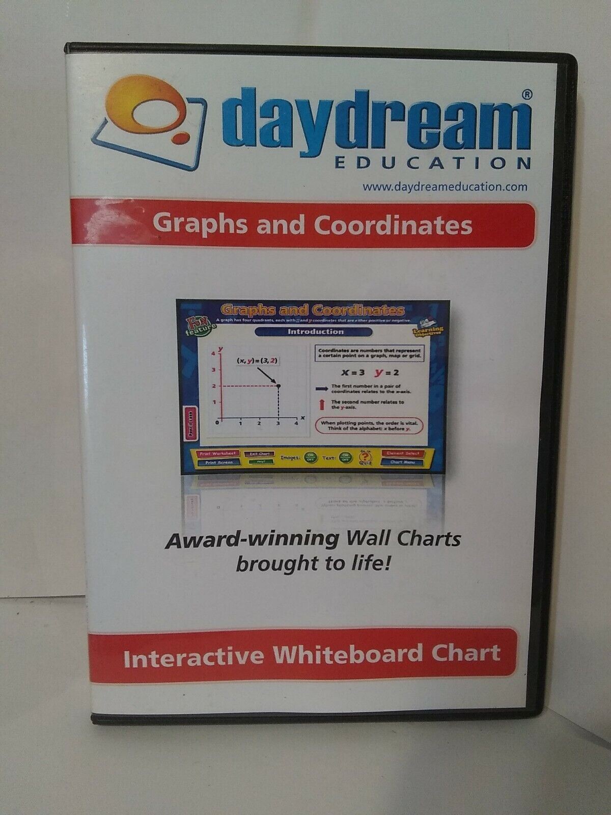 Daydream Education Interactive Whiteboard Chart Software Graphs and Coordinates