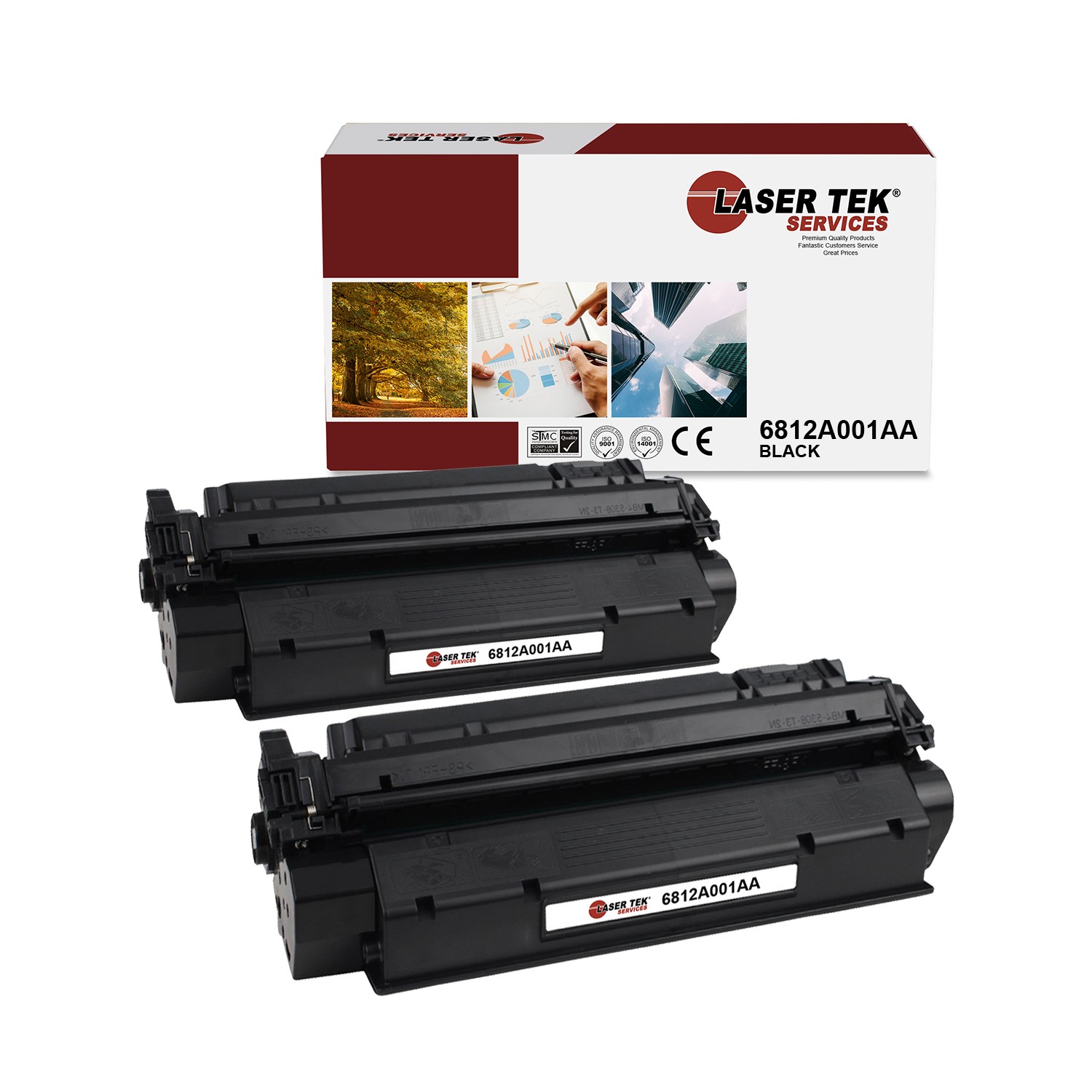 2Pk LTS L50 6812A001AA Black Compatible for Canon ImageClass D660 D680 Toner