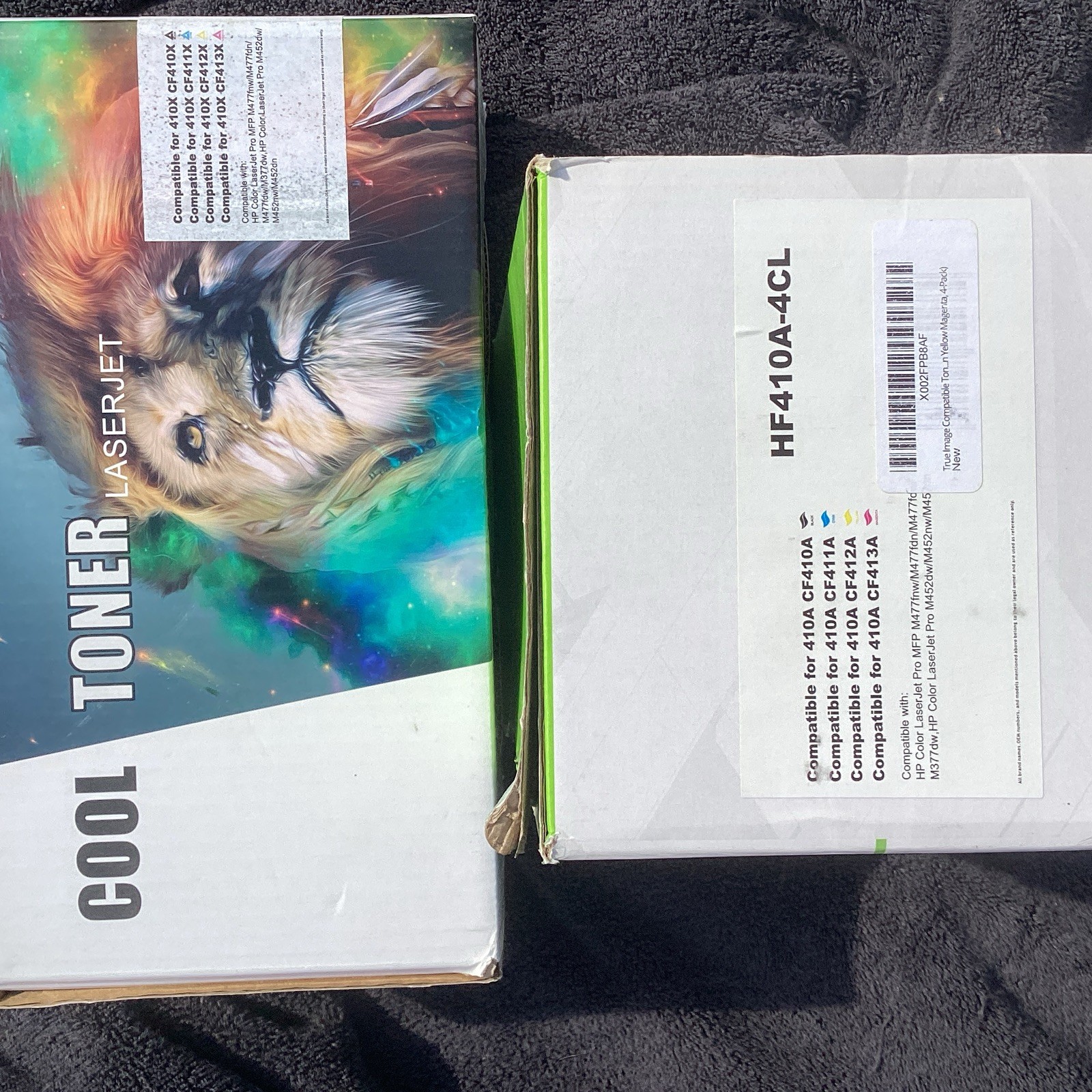 Cool Toner Compatible HP 410A/410X CF410A-CF413A 4 Pack CMYK Laser