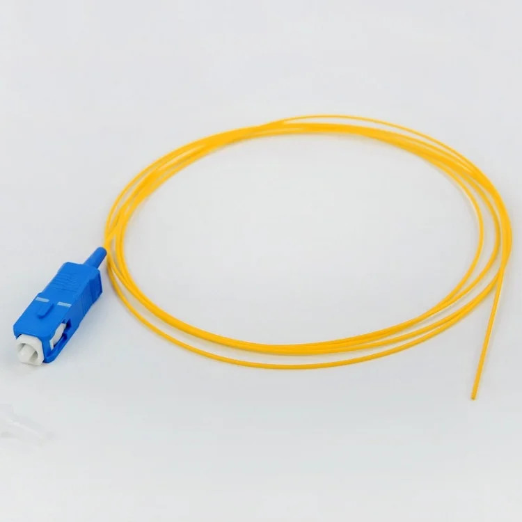 20/50/100PCS LC APC Fiber Optic Pigtail Simplex 0.9mm 9/125 Single Mode 1M Cable