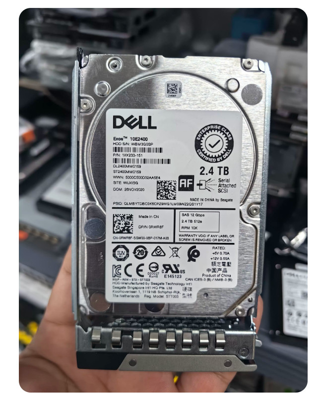 NEW Dell 0RWR8F DL2400MM0159 2.5" 2.4TB SAS 10K 12Gb Server Hard drive.