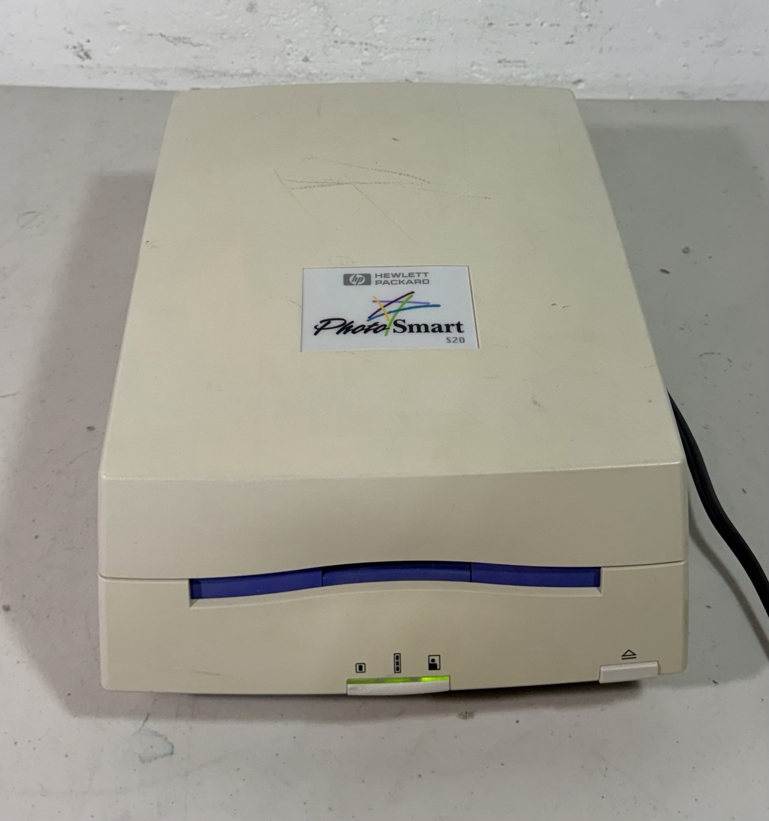 HP PhotoSmart S20 Photo, Slide & Film Scanner USB PhotoSmart w power cord Tested