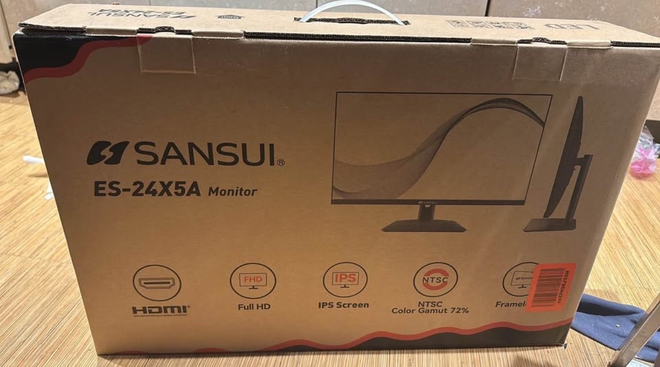 sansui es-24x5a Monitor, never used