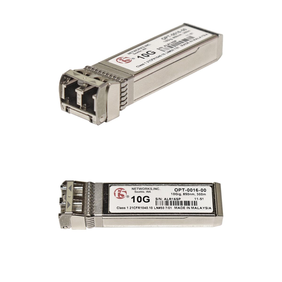 F5 Networks Genuine 10GbE SR SFP+ FC DDM Transceiver Module OPT-0016-00 