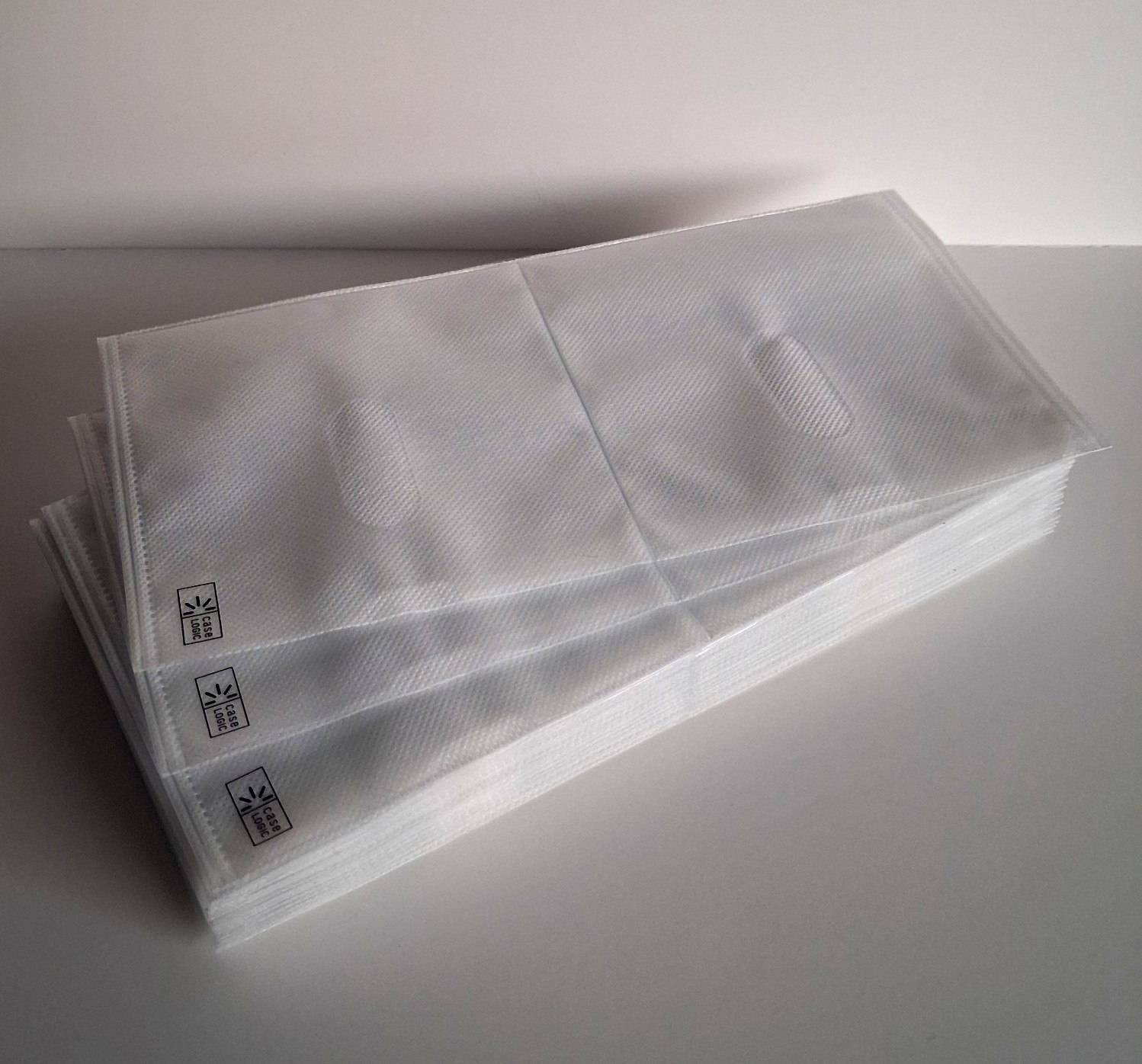 23 New Case Logic ProSleeve 8-Disc Double Sided Media Sleeves for CD/DVD/Blu-ray