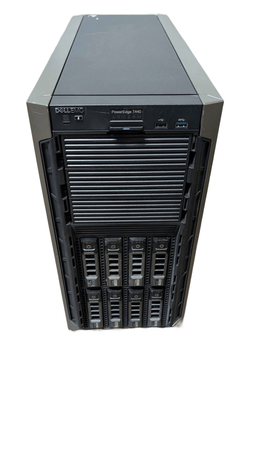 Dell Poweredge T440 8LFF 2x Gold 5118 2.3ghz 24C 256gb H730p 8x Trays 2x 1100w