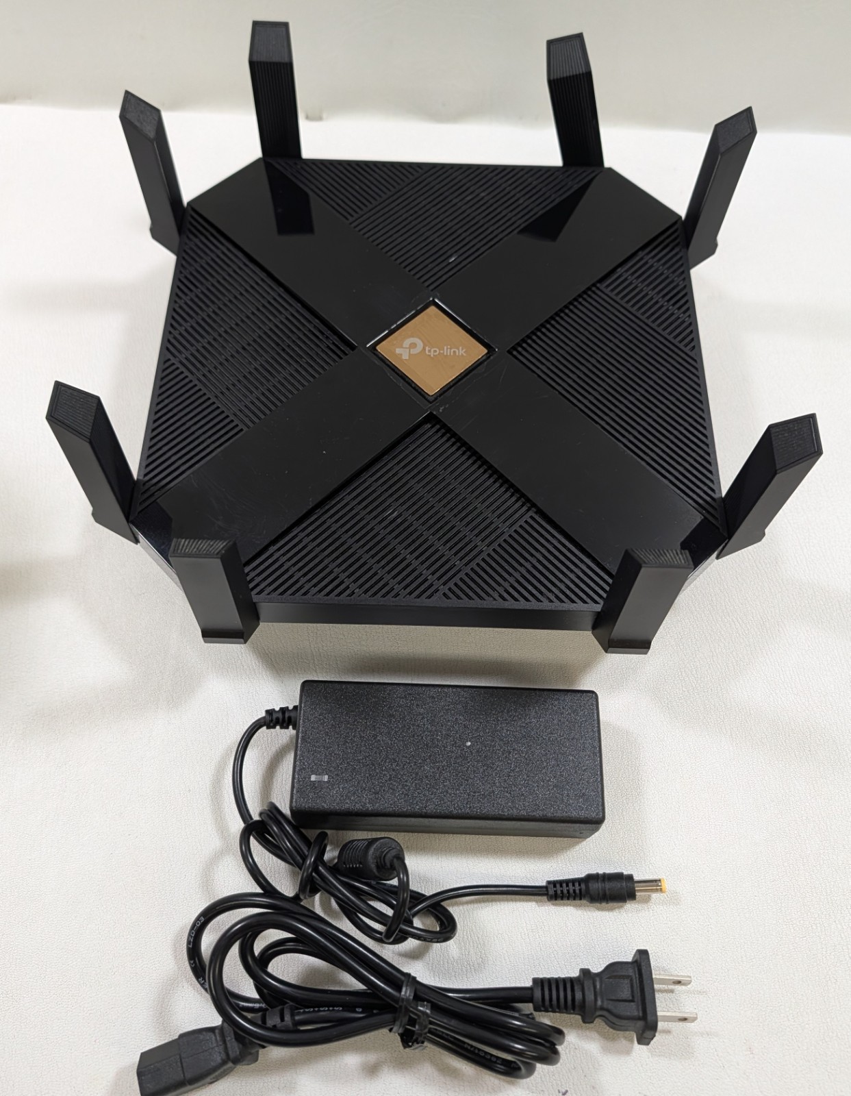 TP-Link Archer AX6000 WiFi 6 Gaming Router 8-Stream 2.5G WAN 8 LAN Ports  w/ PWR