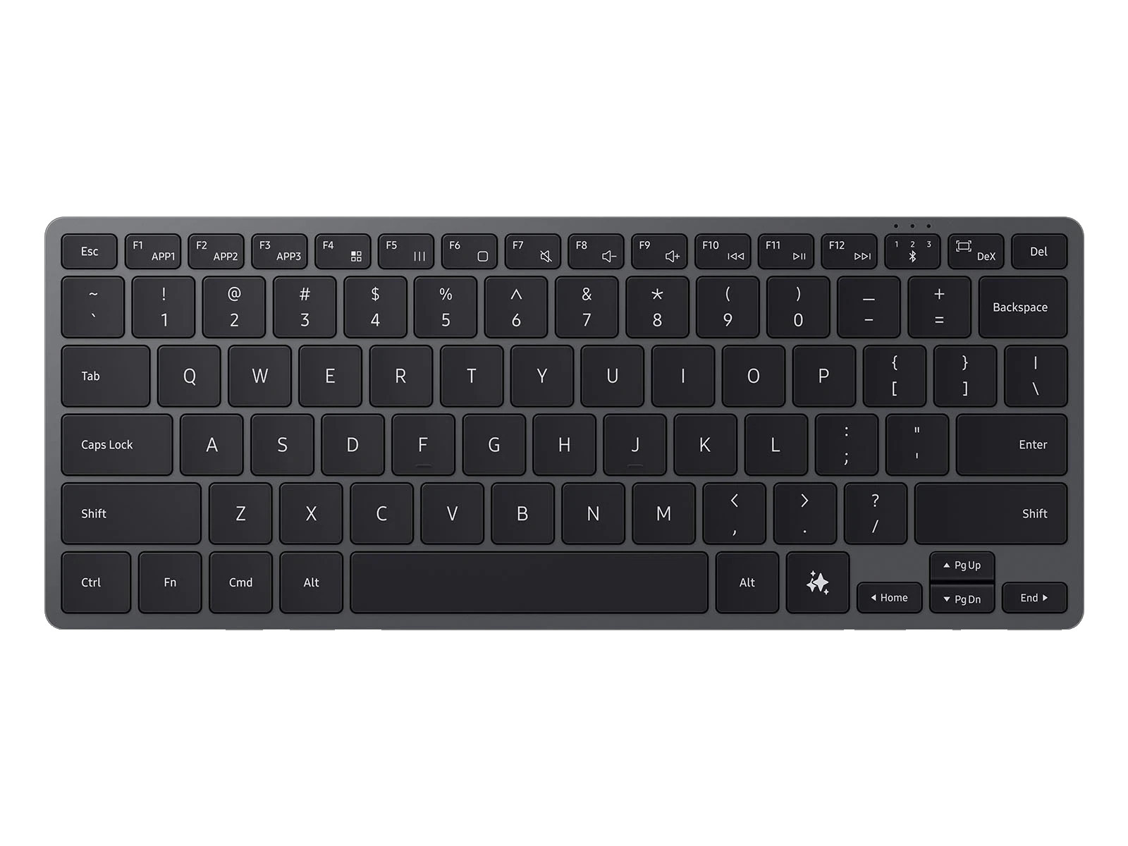 Samsung Smart Keyboard, Bluetooth Multi-Device AI, Slim Design  Black  Excellent