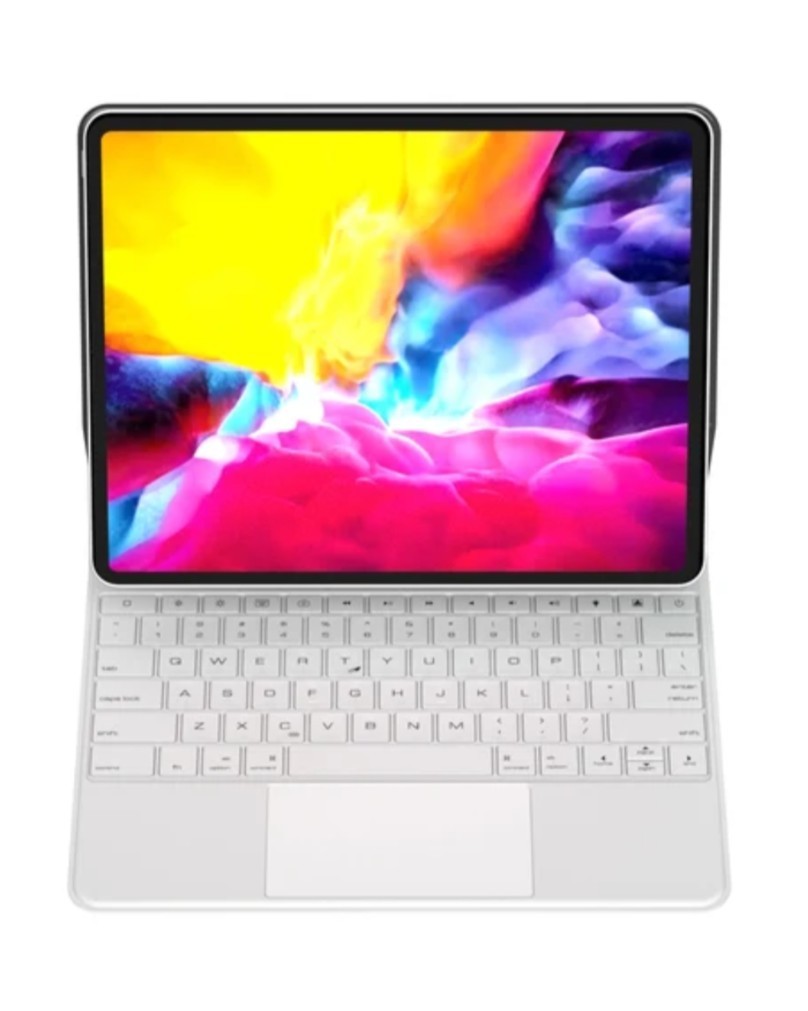 Typecase Ipad Air 13 / Pro 12.9 Keyboard Case Backlit Trackpad Bluetooth White