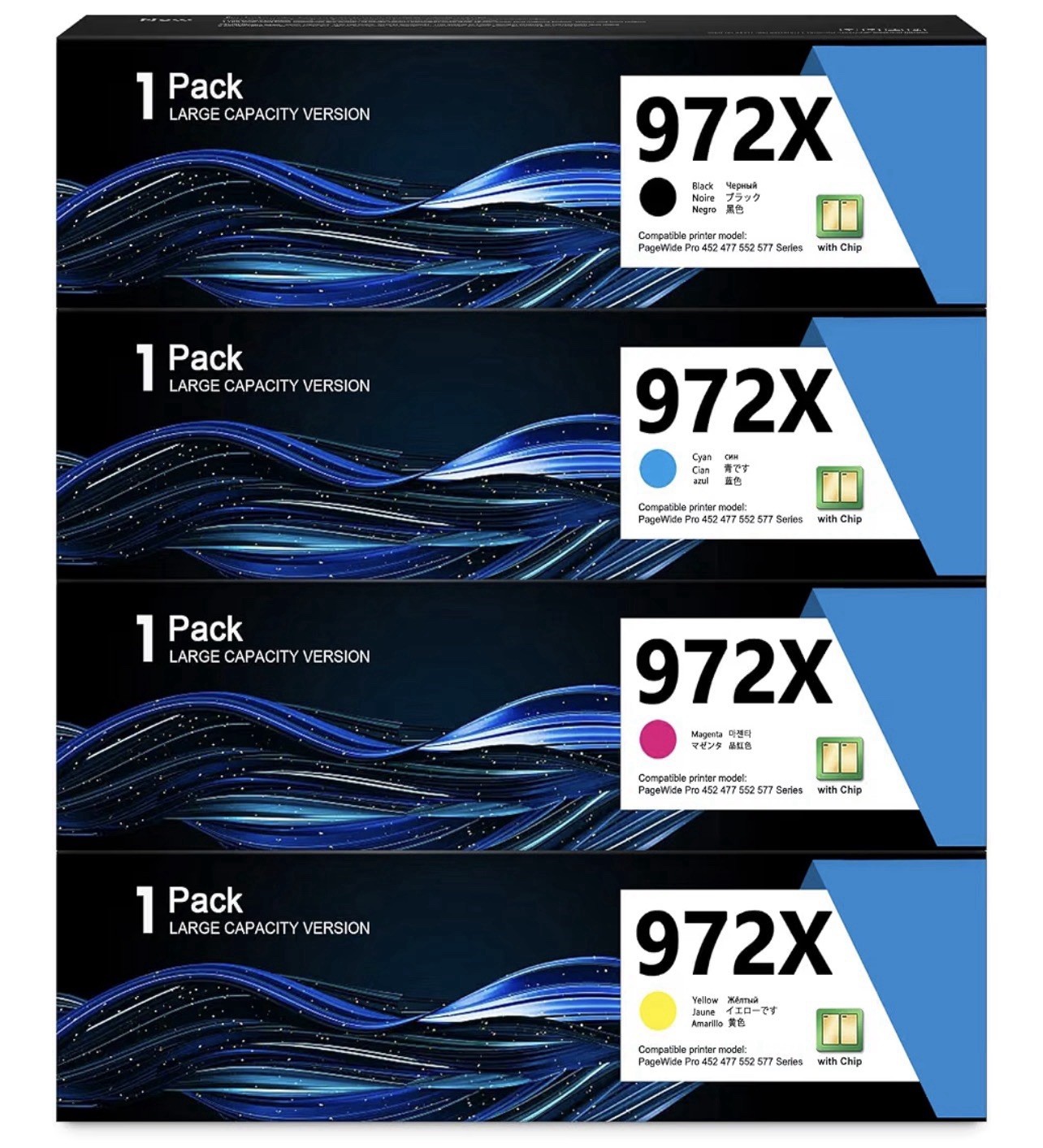 HP 952XL/952 (N9K28AN) Ink Cartridge - Combo Pack Brand New Fresh