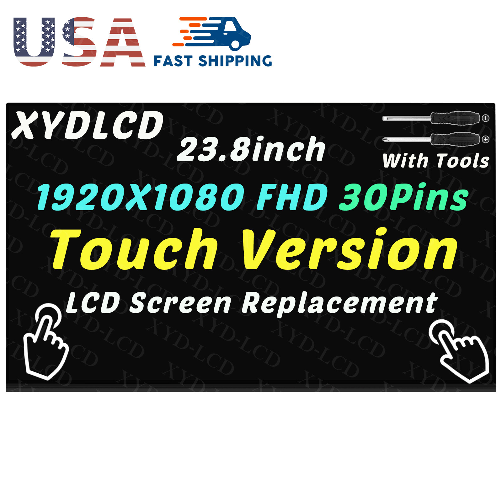 23.8" for HP EliteOne 800 G6 All-in-one 24" LCD Touch Screen Panel M26782-001