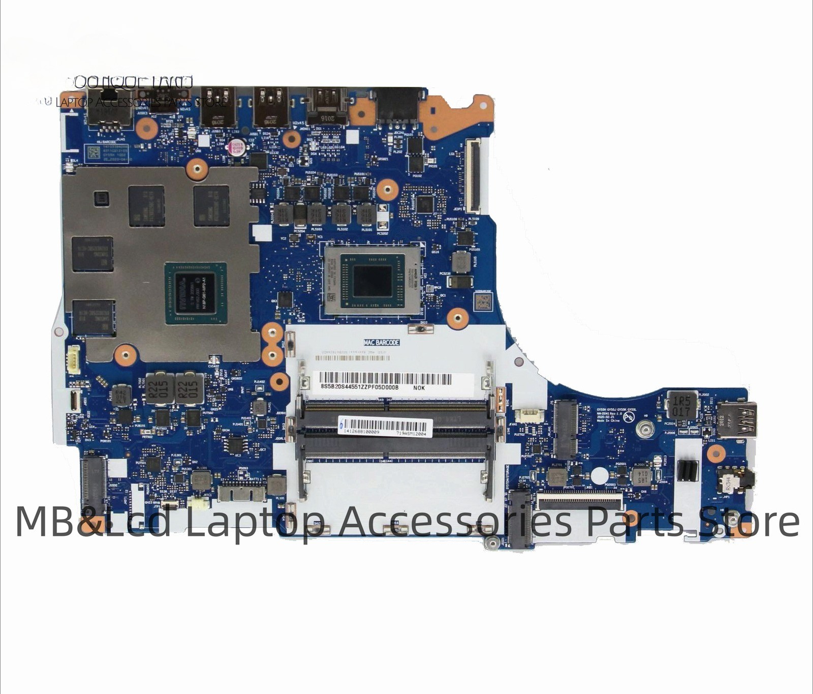 5B20S44553 Lenovo Legion 5-15ARH05 Motherboard R7-4800H SWG 4G 5B20S44551