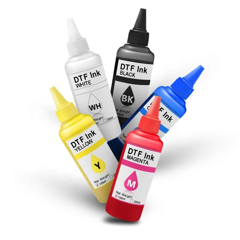 5x100ML DTF Tinta  Ink For Epson L1800 L1300 R2400 L805 L800 P600 P800 Printer