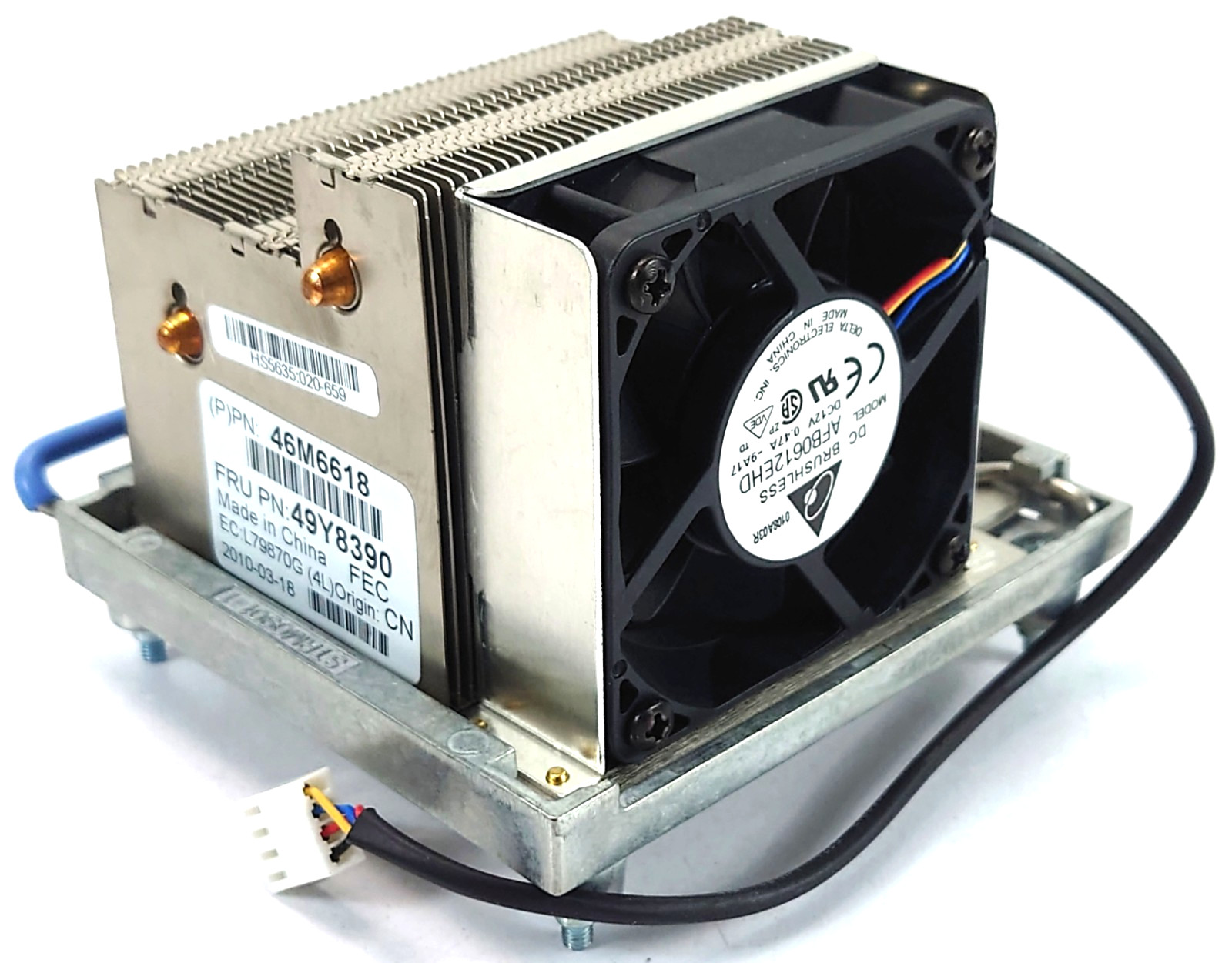 IBM System x3200 M3 CPU Cooler Heatsink Fan 49Y8390 46M6618 TS200