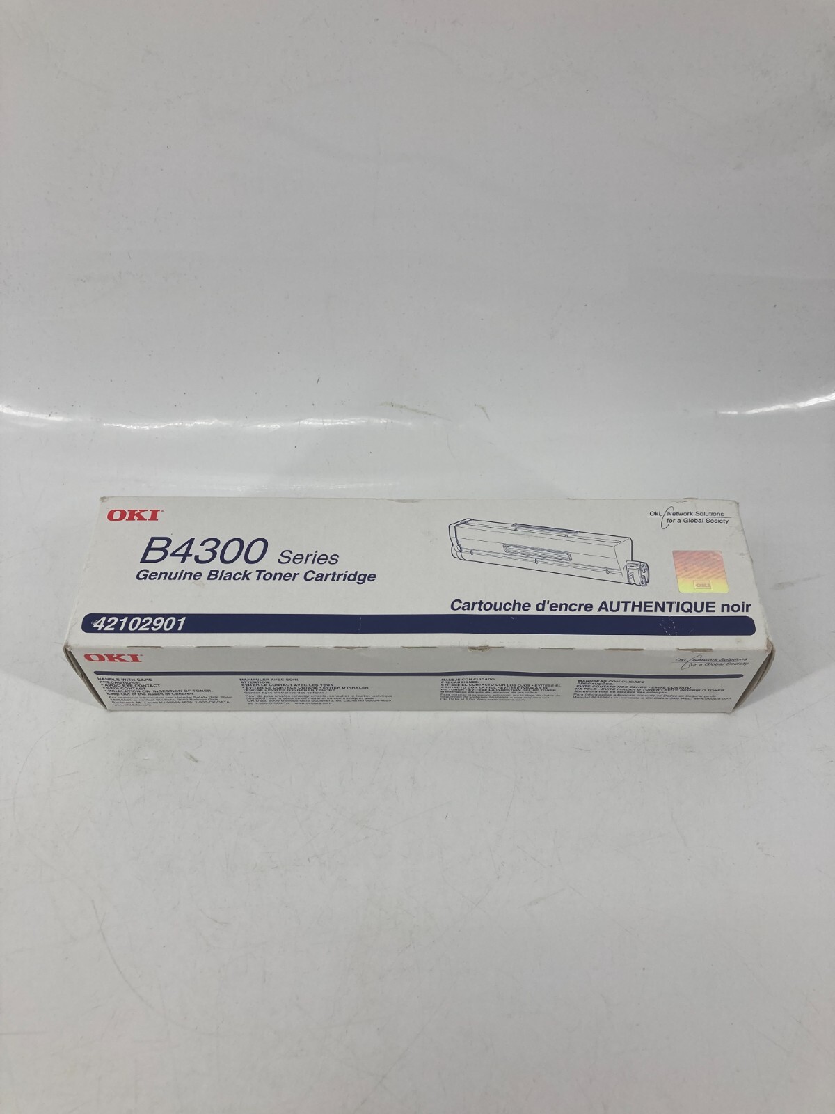 GENUINE OKI 42102901 HIGH YIELD BLACK TONER CARTRIDGE B4300 ZZ4-2