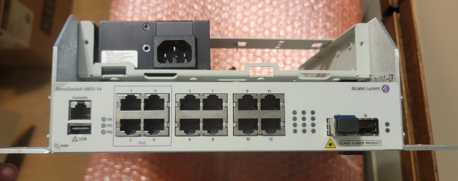 OS6855-14-EU Alcatel-Lucent OmniSwitch 6855-14 Multi-layer Ethernet Switch