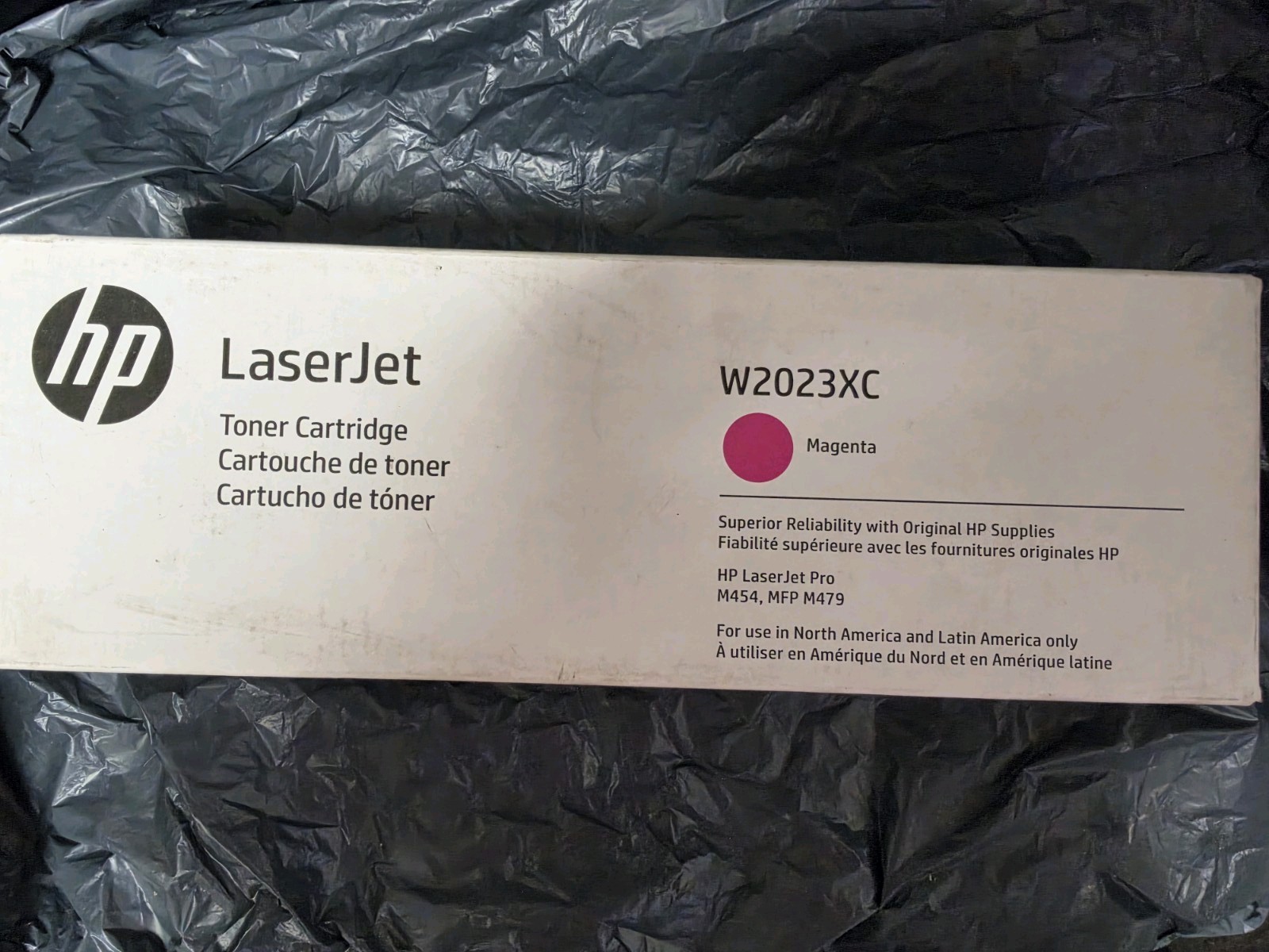 Genuine HP W2023X Magenta Toner Cartridge LaserJet OEM New Sealed