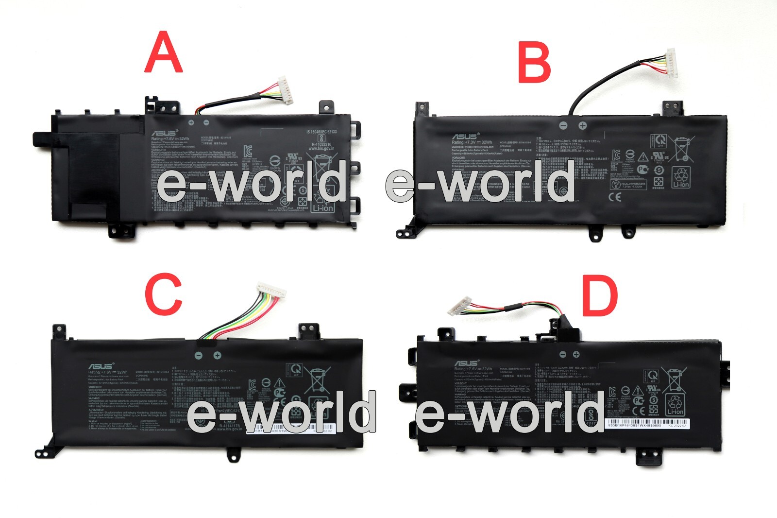 Genuine B21N1818 Battery for ASUS VivoBook15 X512DA X512DK X512FA X512FL X512UB