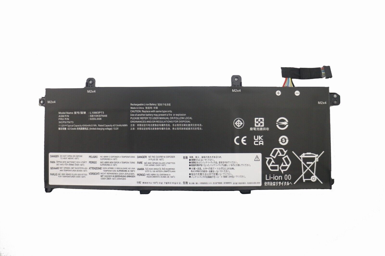L18M3P73 L18L3P73 Battery for Lenovo ThinkPad T490 T495 P43S T14 P14S L18M3P74