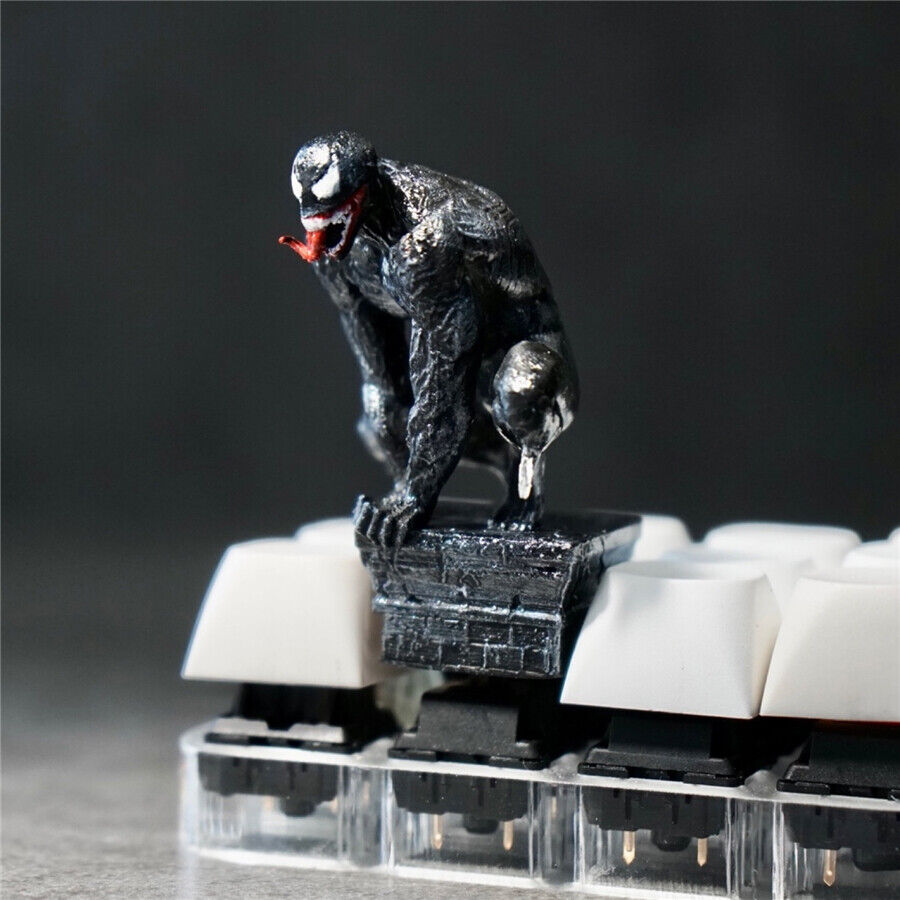 1 Pcs Marvel Venom Resin Keycap Black MX Switch ESC Keys For Mechanical Keyboard