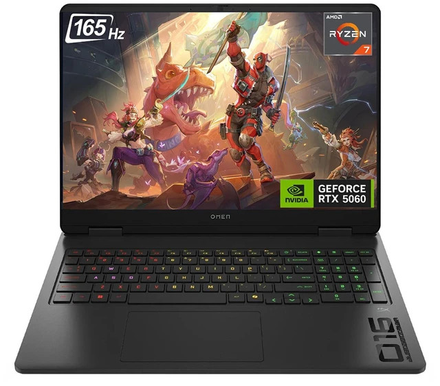HP Omen 16-ap0047nr AI 16 in FHD+ 165Hz Ryzen AI 7 350 32GB RAM 1TB SSD