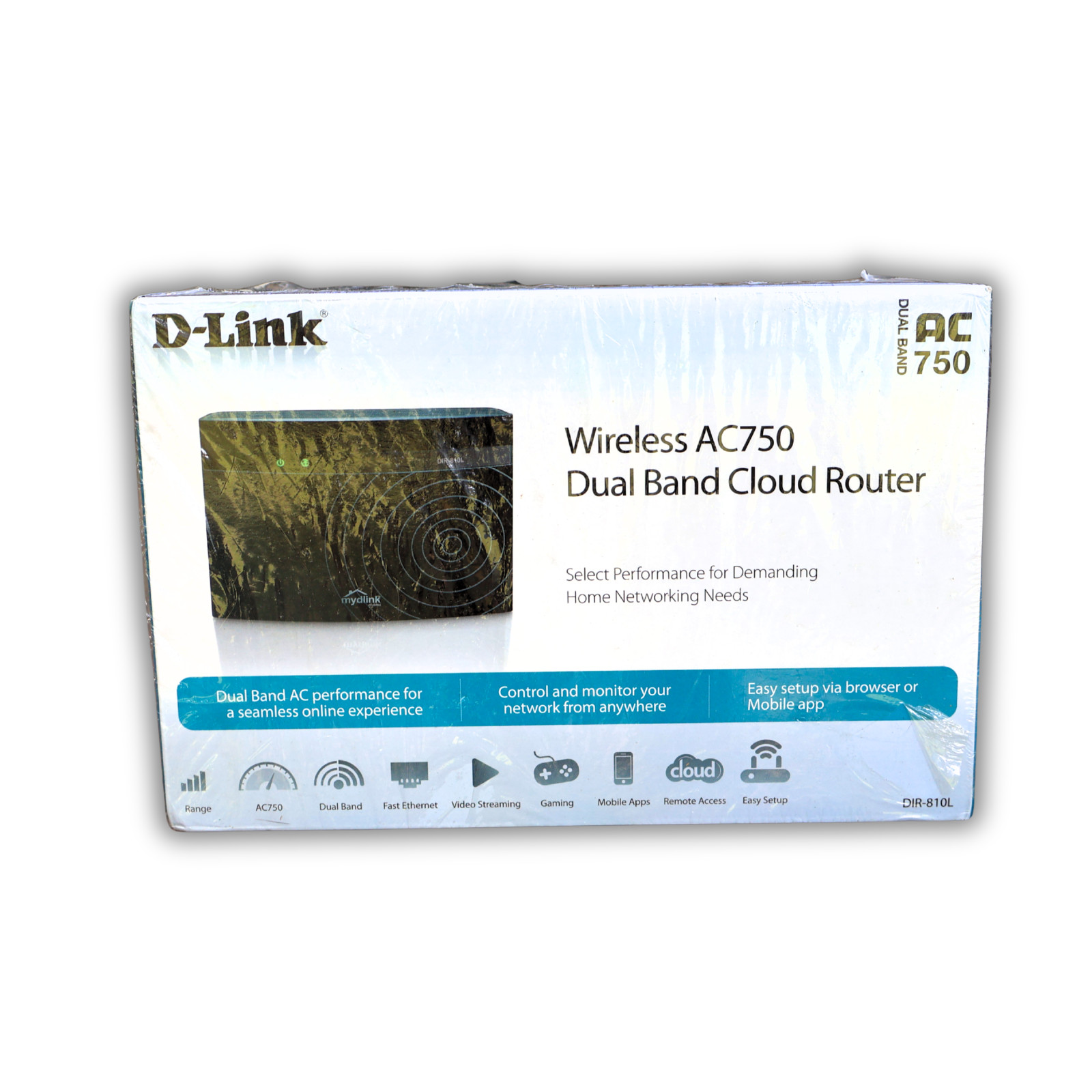 D-Link DIR-810L AC750 Dual Band Wireless WiFi Cloud Router NEW SEALED