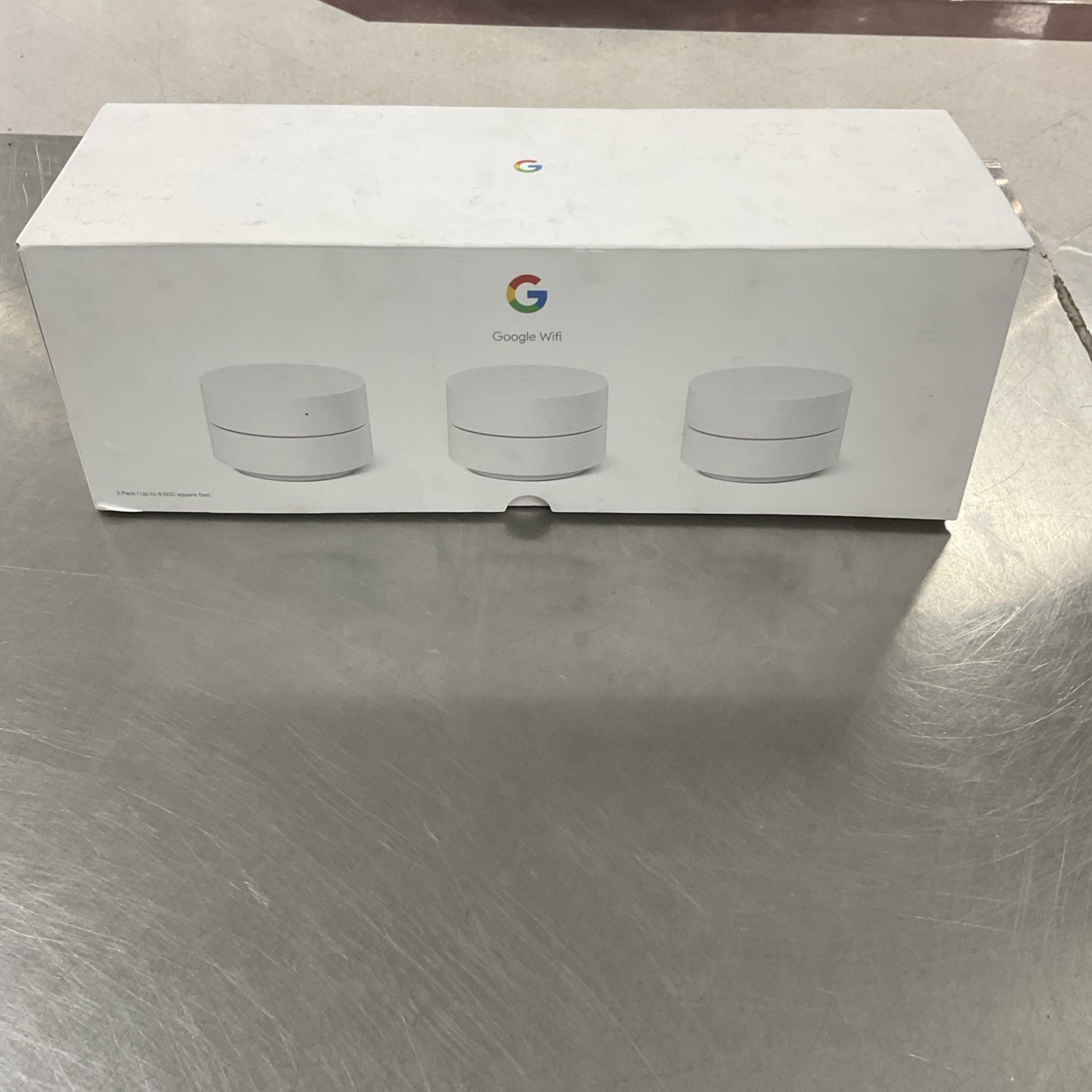 Google Wifi 1200 Mbps 2 Port 1000 Mbps Wireless Router - Snow, Pack of 3...