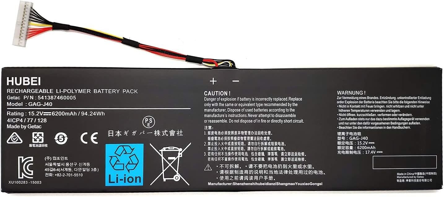 GAG J40 Laptop Battery Replacement for Gigabyte Aorus 14 V7 K7 14 P64WV6 Aorus