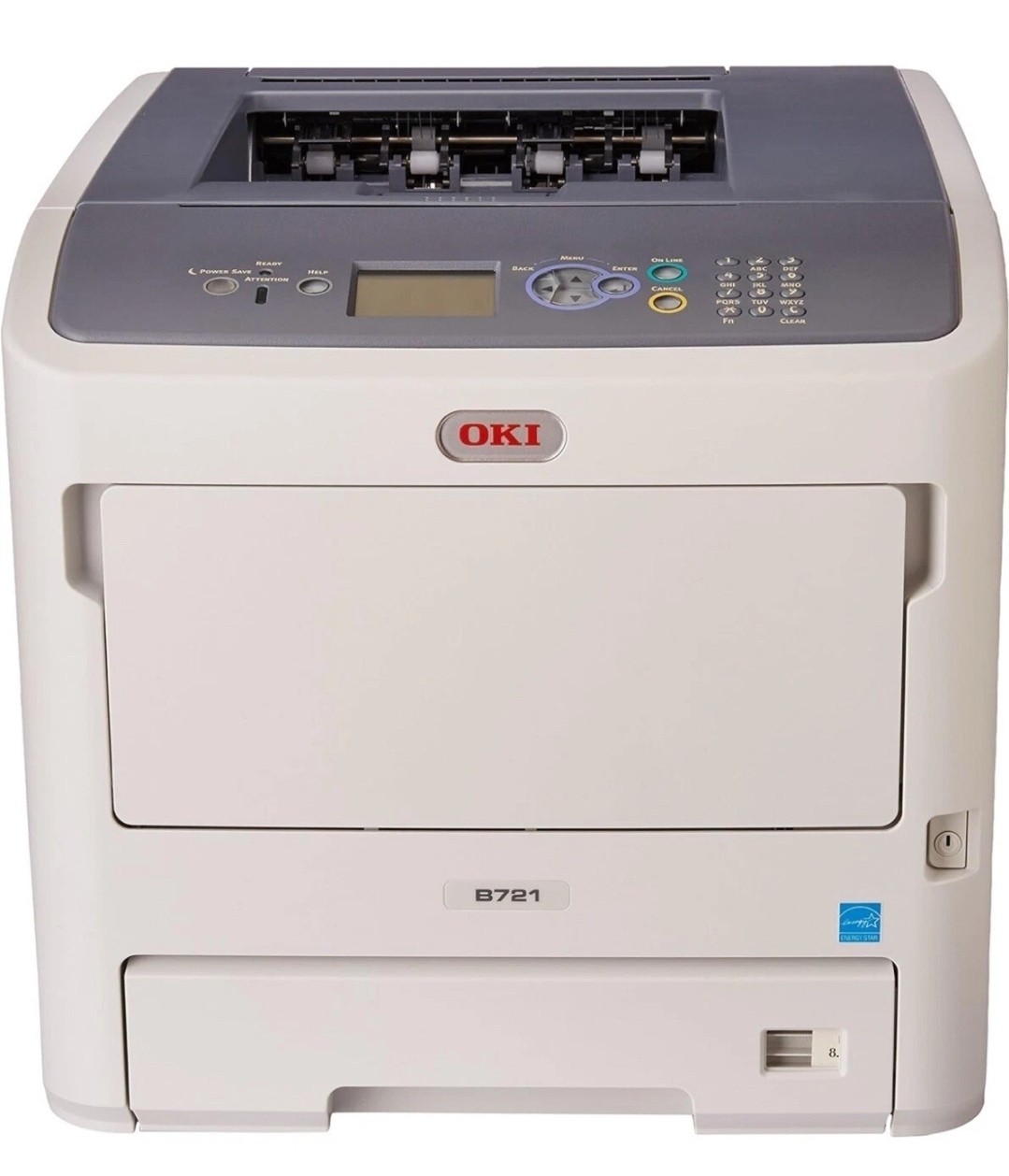 OKI B721dn Monochrome LED Printer Duplex Network USB 1200dpi 50-59ppm A4