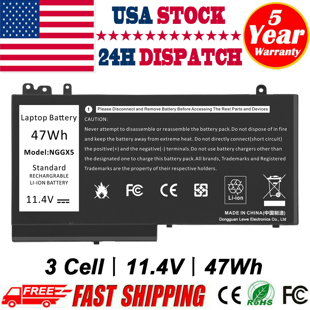NGGX5 Battery For Dell Latitude E5270 E5470 E5570 Precision M3510 JY8DF Notebook
