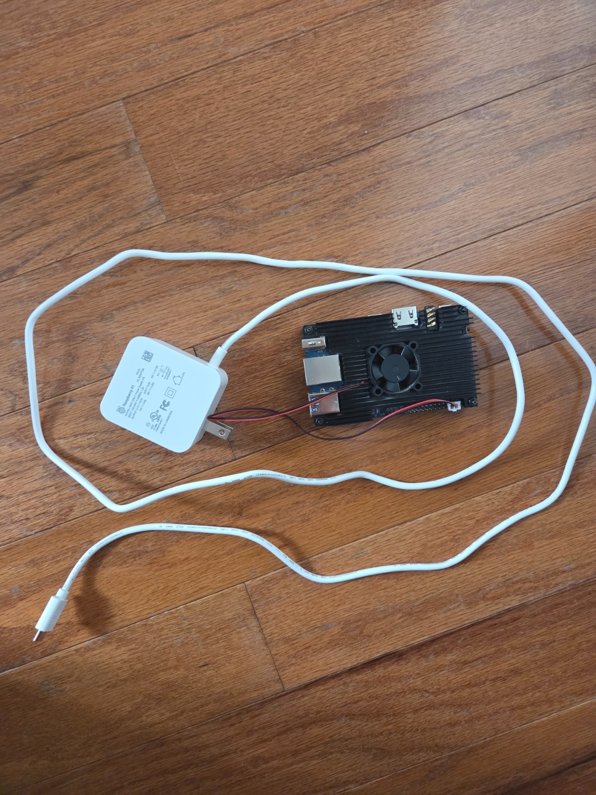 Orange Pi 5 16GB + Samsung 512GB NVMe + NPU AI Setup + Cooling & PSU