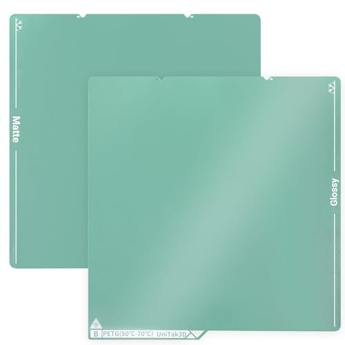 Cold Build Plate for 3D Printer, 264*276mm, Glossy & Matte Surface