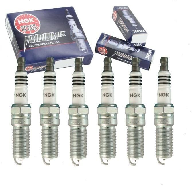 6 Pc  Iridium IX Spark Plugs Compatible with Ford Transit-250 3.5L V6 2015-2019