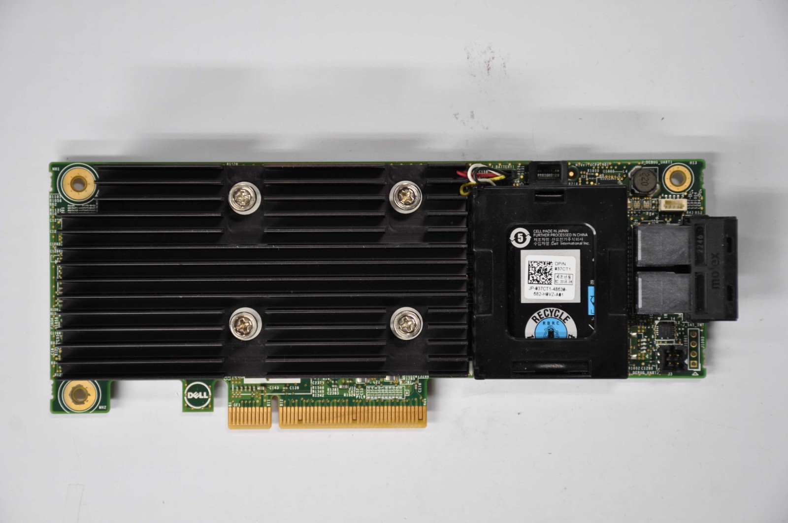 DELL POWEREDGE PERC H730 12GB PCI-E 3.0 1G SAS/SATA RAID CONTROLLER USED 44GNF