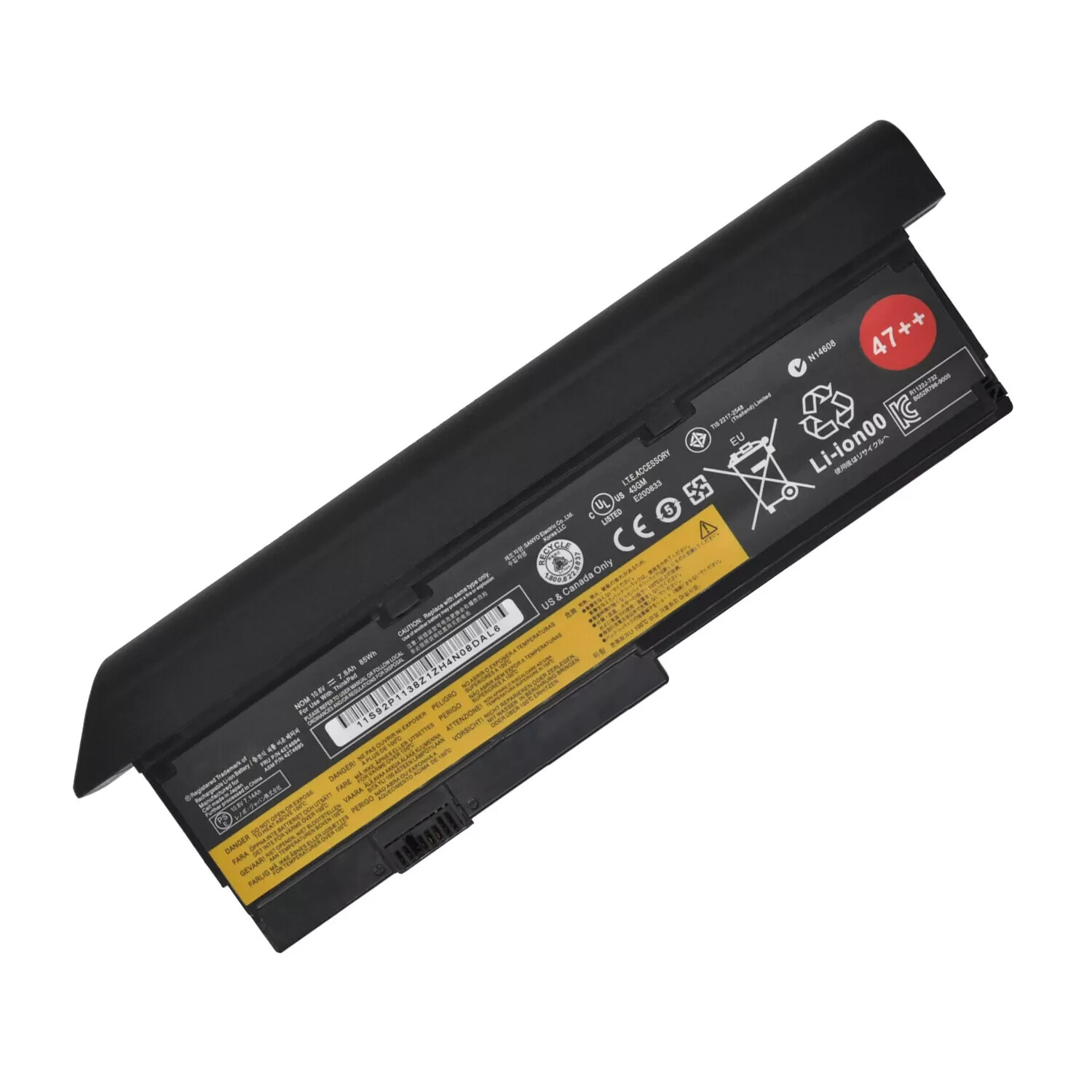Genuine 47++ 47+ Battery for Lenovo ThinkPad X200 X200s X201 X201s X201i 42T4646