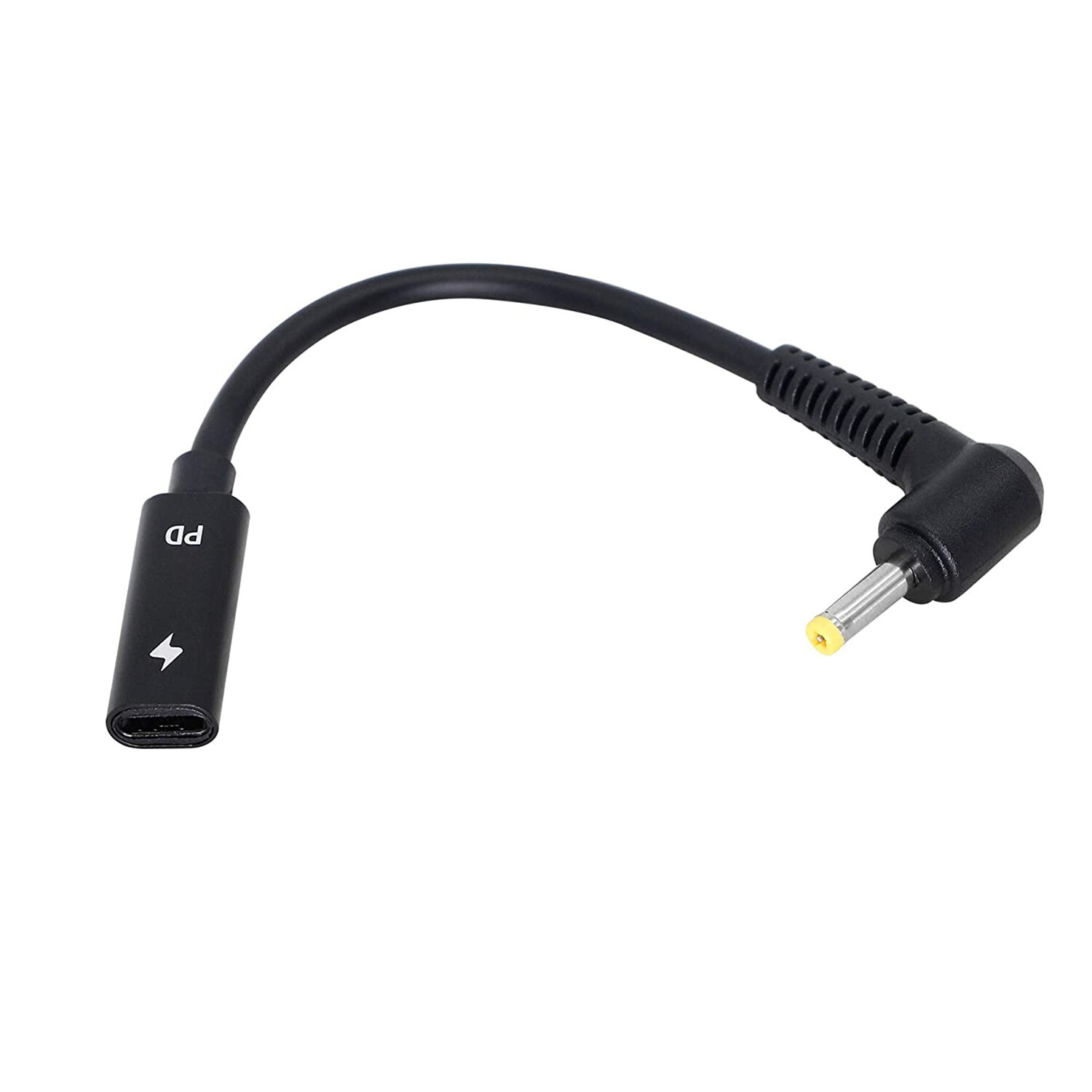 65W PD USB C Female to DC 4.0mm x 1.7mm Male Charging Adapter Cable for Lenovo