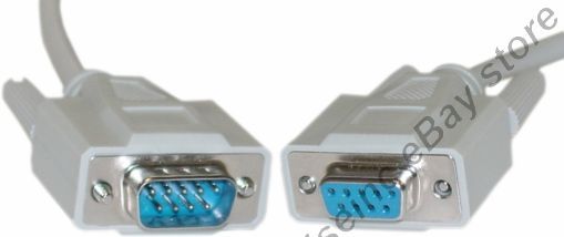 Lot=10 25ft DB9 Serial Male-Female, RS232/RS-232 Cable