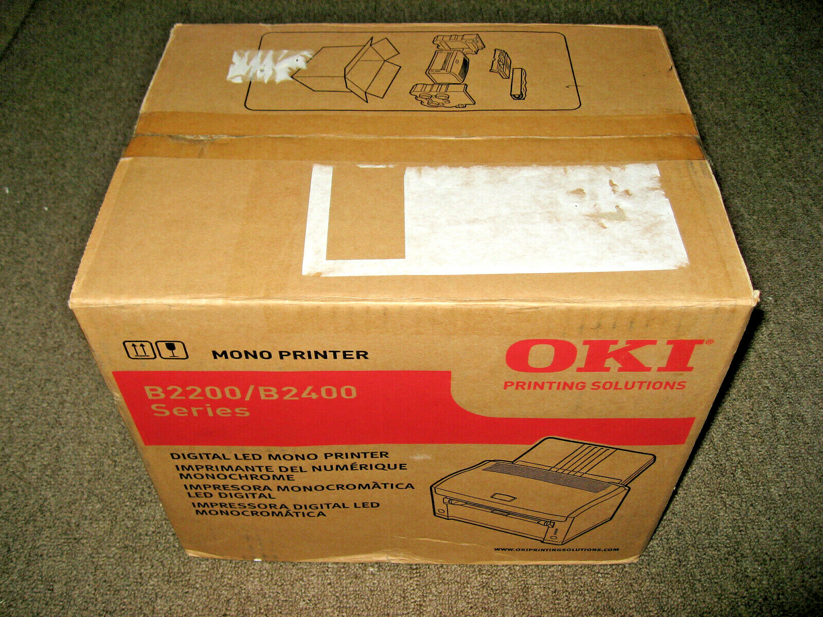 New OKI B2200 Monochrome Workgroup LED Printer 43641701