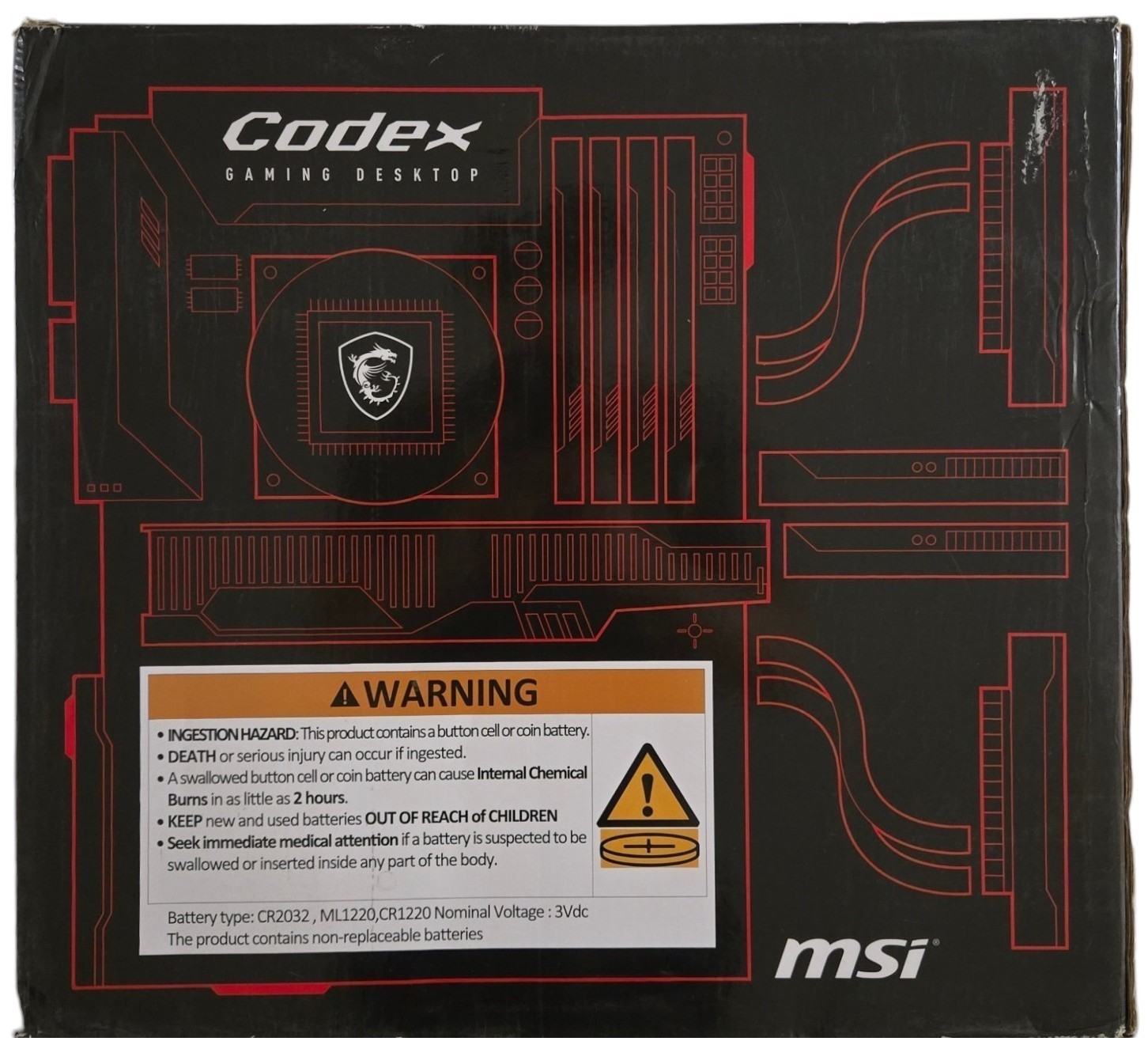 MSI CODEX R2 Ai B2NVL7-444US Gaming Desktop Ultra 7 265 / 32GB DDR5 / RTX 5060