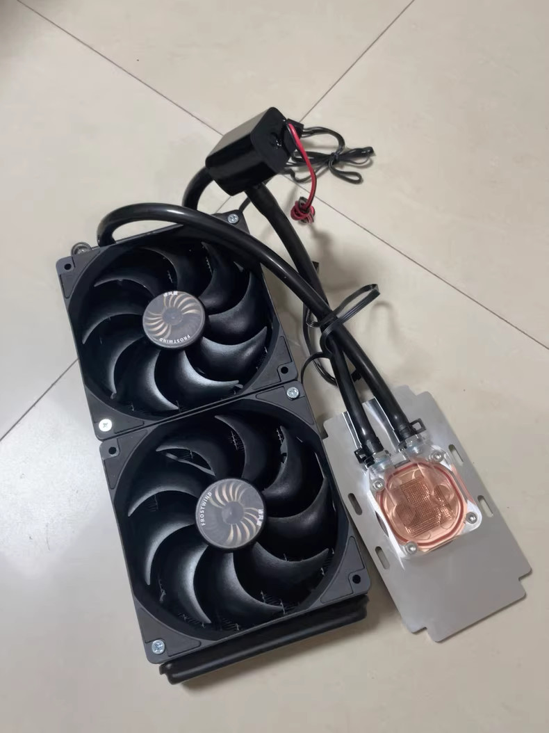 Tesla V100 SXM2 Water Cooling Kit Single GPU Aluminum Block 240mm Radiator with