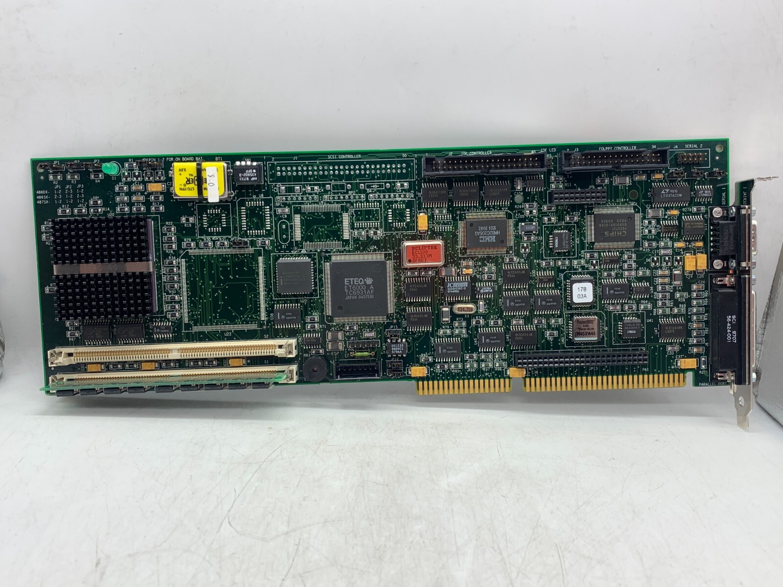 Vintage Texas Microsystems FAB 924/F179590 Industrial Motherboard Intel DX2-66