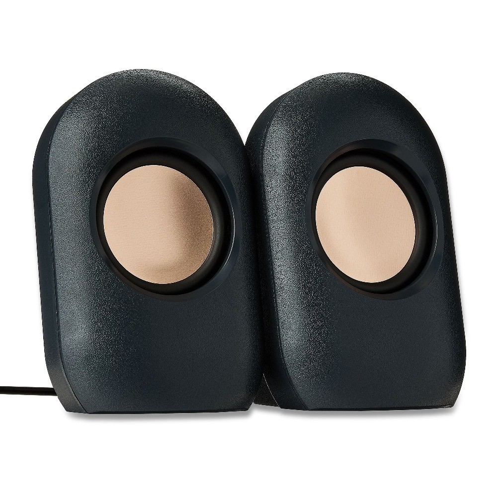 Stereo Speaker with Volume Controls, 3.6 ft 3.5mm Aux with USB Power Cable