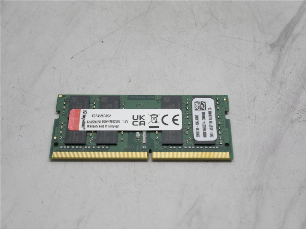 Kingston 32GB DDR4-3200 PC4-25600 SODIMM Laptop RAM KVR32S22D8/32 2Rx8