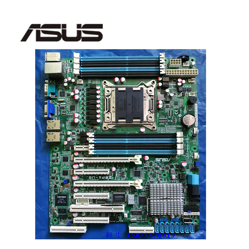 For Asus Z9PA-U8 Motherboard ATX LGA2011 Single-Channel Server X79 2680V2 64GB