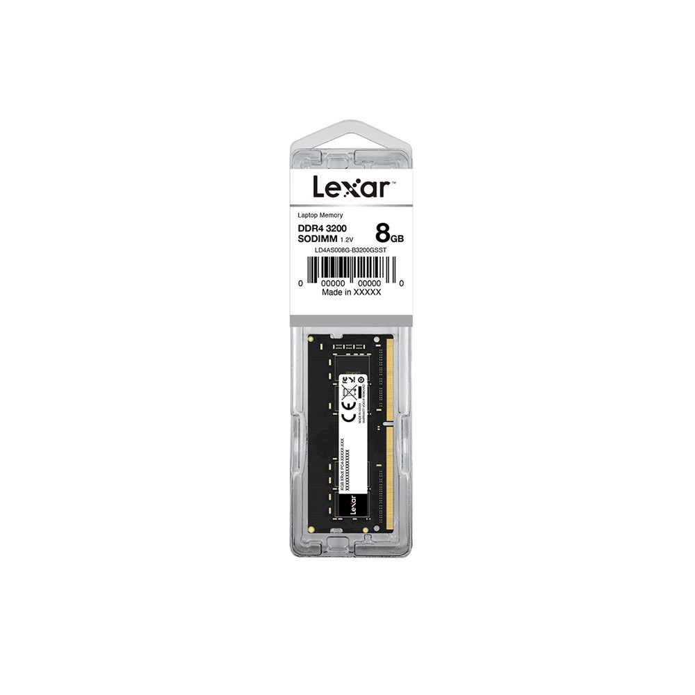 Lexar SODIMM 8GB DDR4 3200Mhz 260pin 1.2V Blister Pack LD4AS008G-B3200GSST