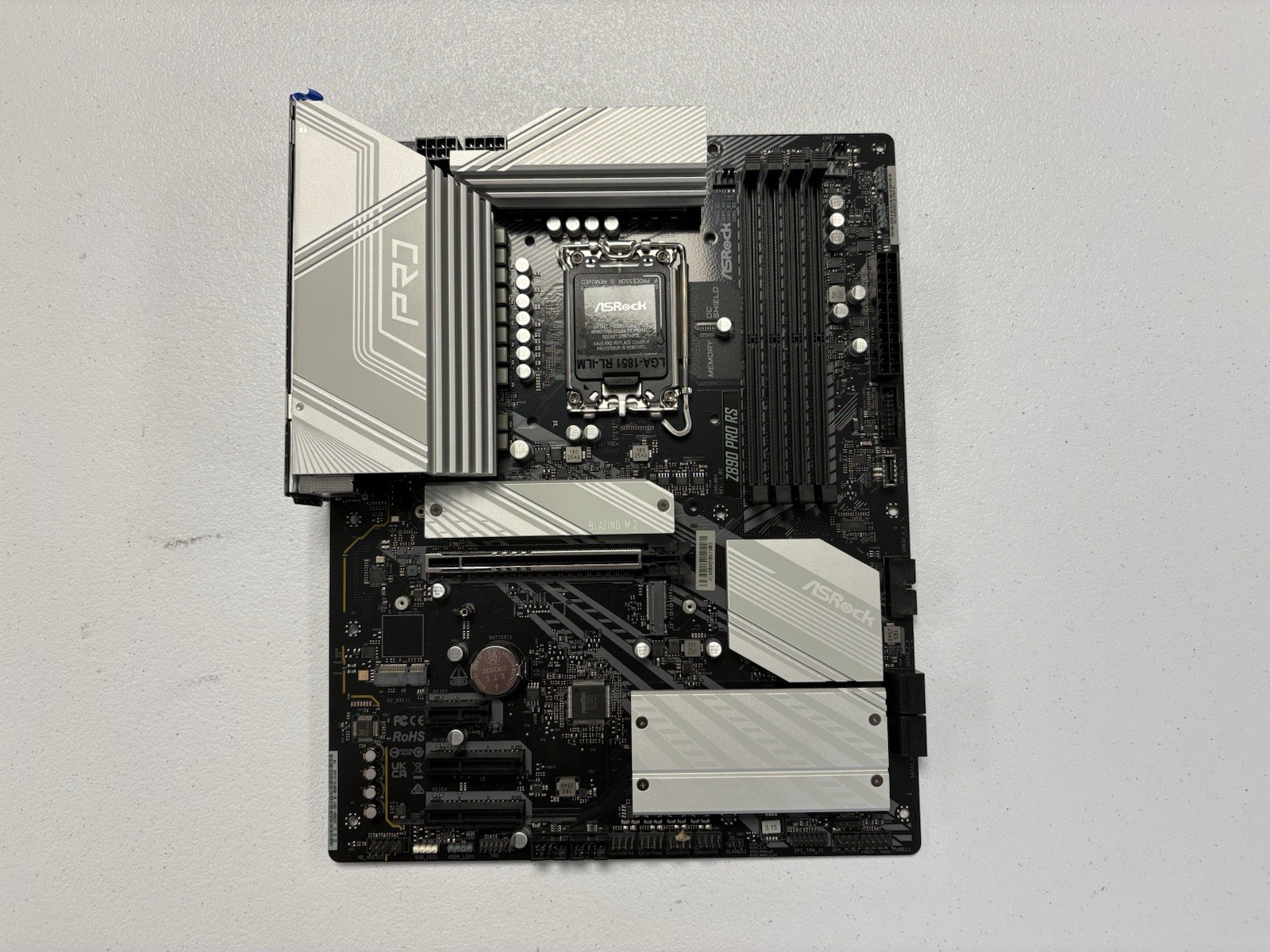 ASRock Z890 Pro RS ATX Motherboard LGA 1851, Intel Z890, 6Gb/S