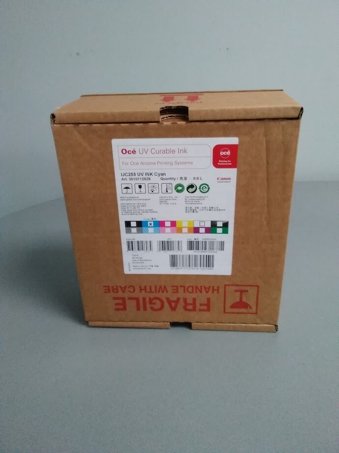 Oce 3010112526 Cyan IJC255 UV Curable Ink - 800ml Arizon Printing 300 300gt