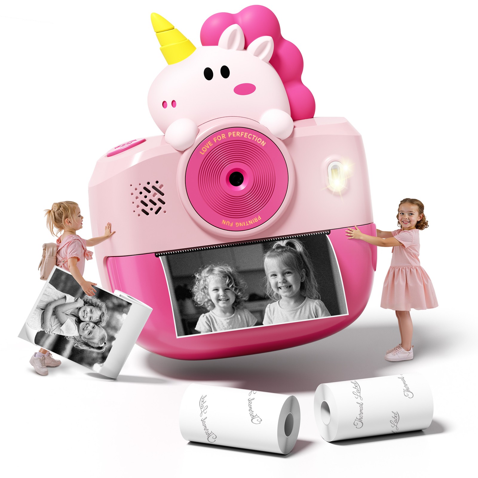 Kids Camera Instant Print Gifts for 5-12 Year Old Kids Christmas Birthday Toy